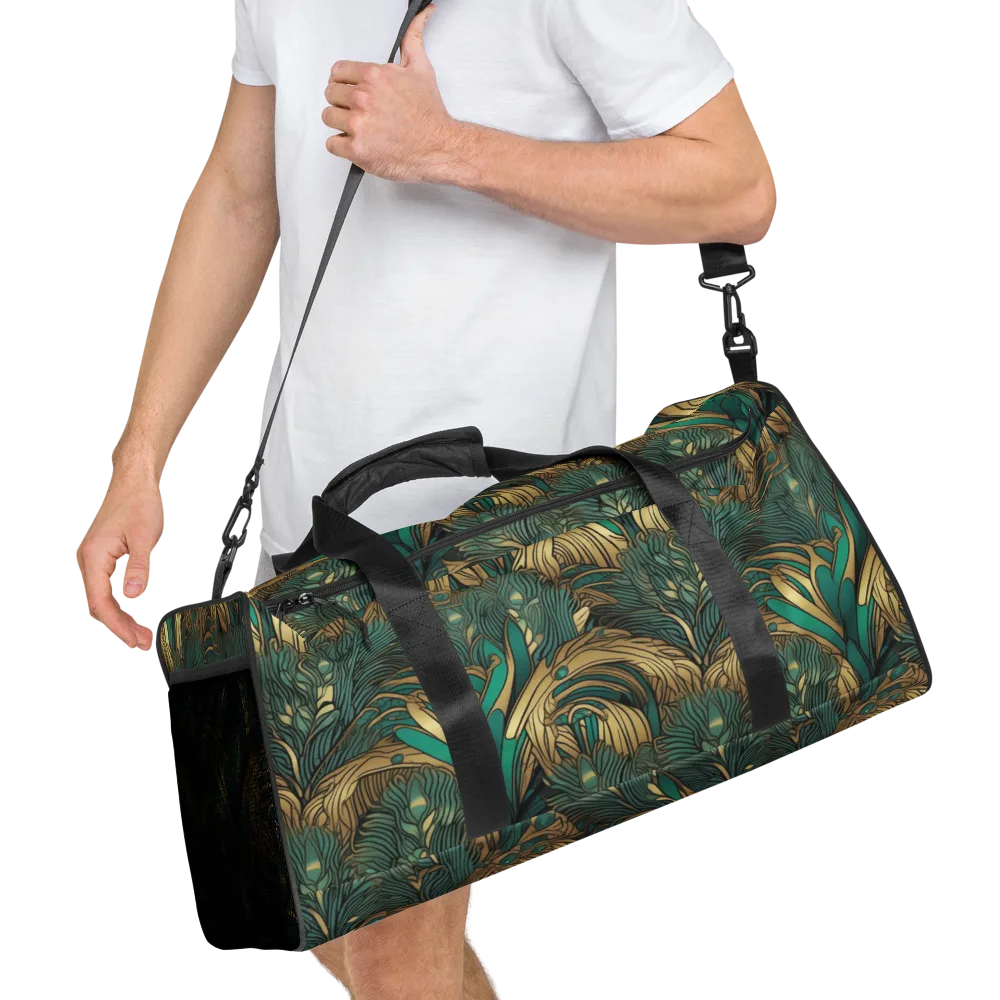 Art Nouveau Canopy on Duffle Bag — Right Front