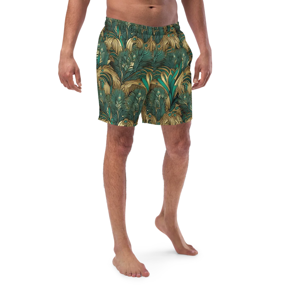 Art Nouveau Canopy on Swim Trunks — Front