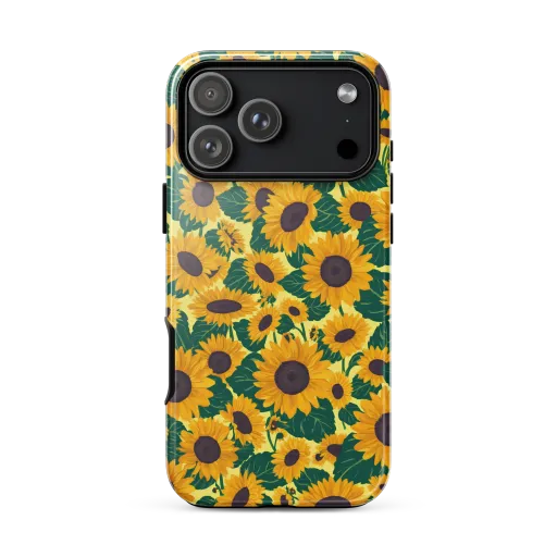 Sunlit Sunflower on a Tough Case for iPhone®