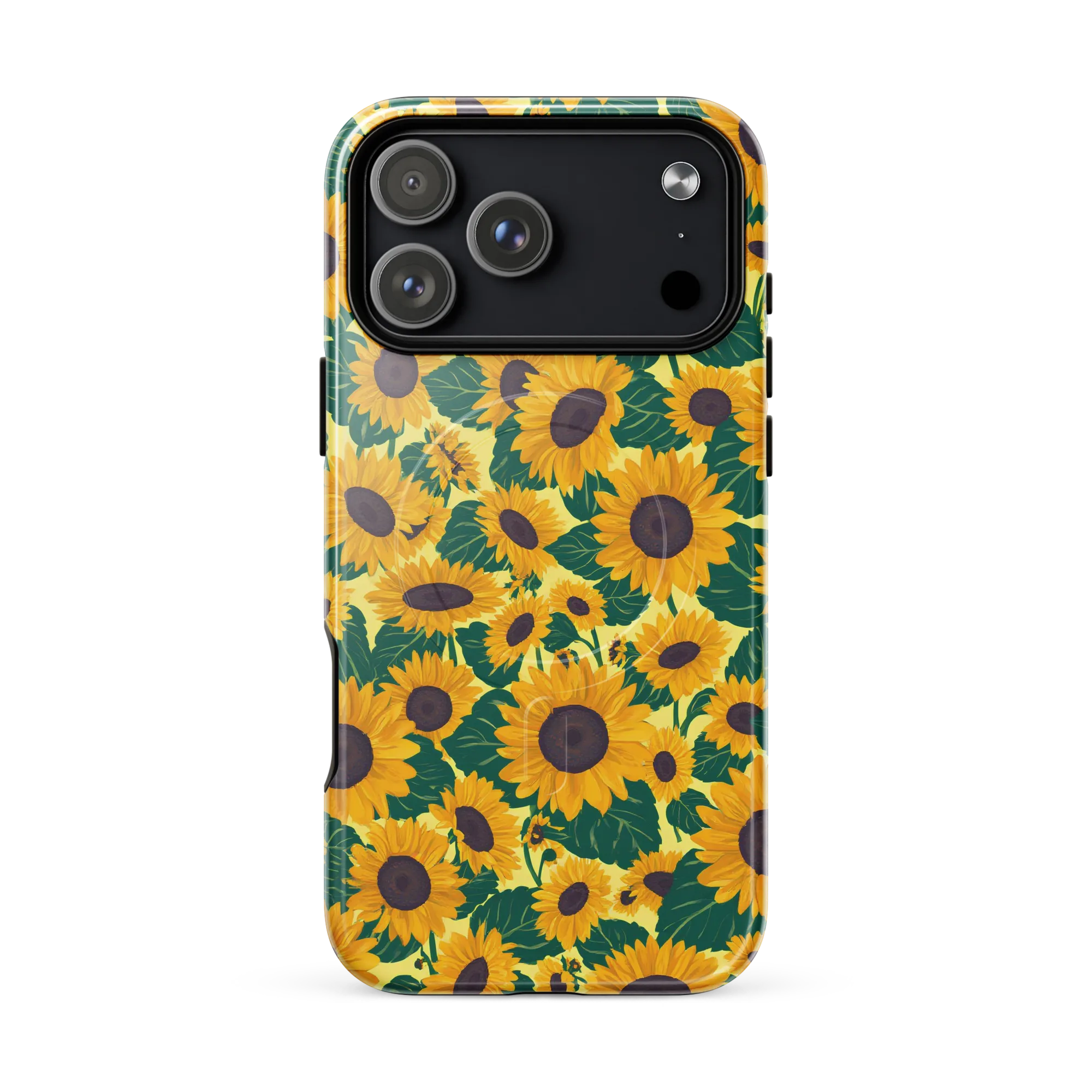 Sunlit Sunflower on MagSafe Tough Case for iPhone® — Front