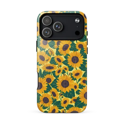 Sunlit Sunflower on a MagSafe Tough Case for iPhone®