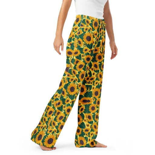 Sunlit Sunflower on a Women's Pajama Pants