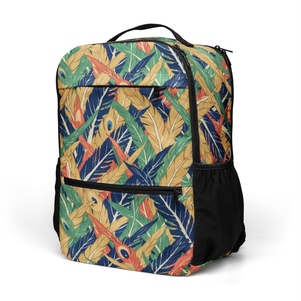 Plume Parade on Utility Backpack — Left Front