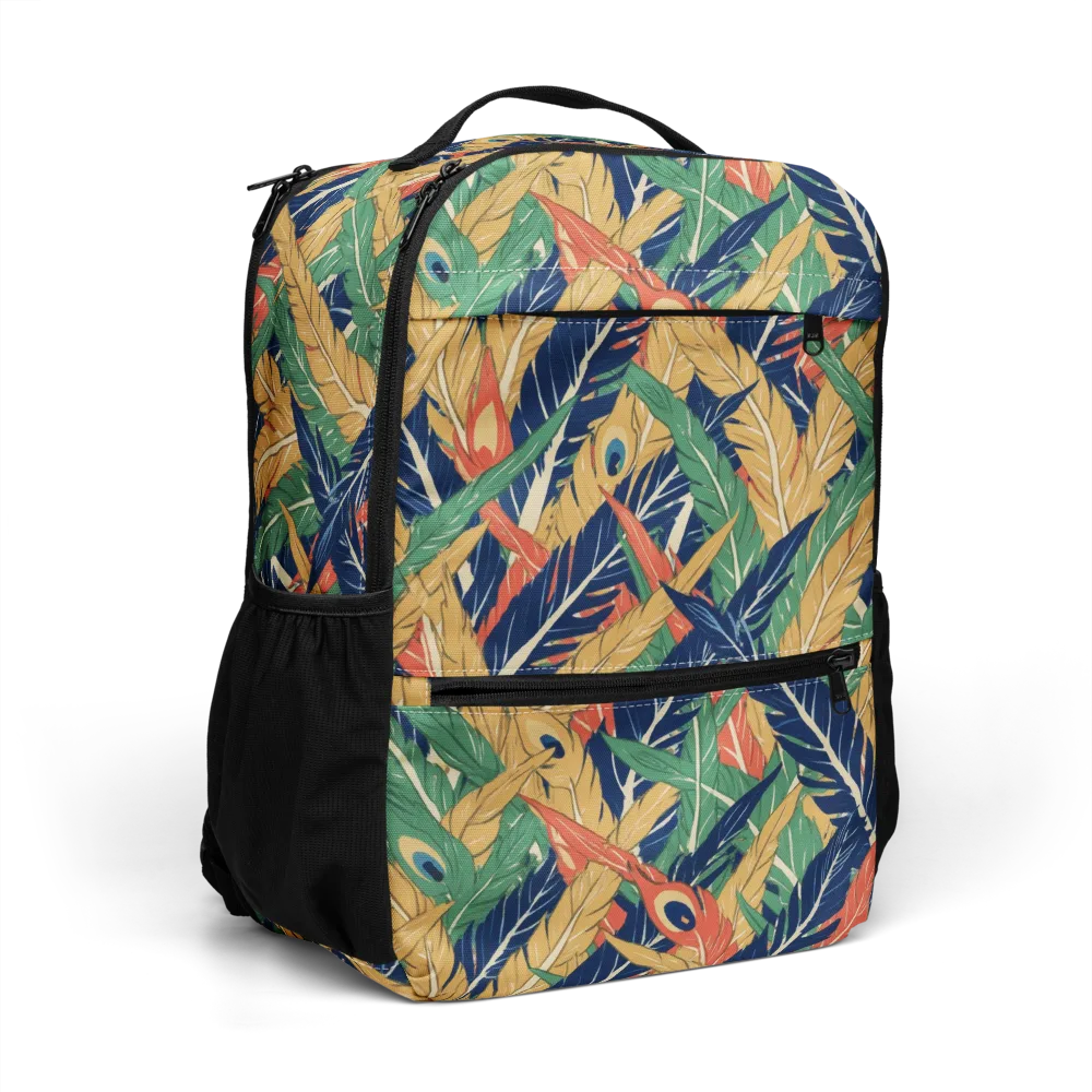 Plume Parade on Utility Backpack — Right Front