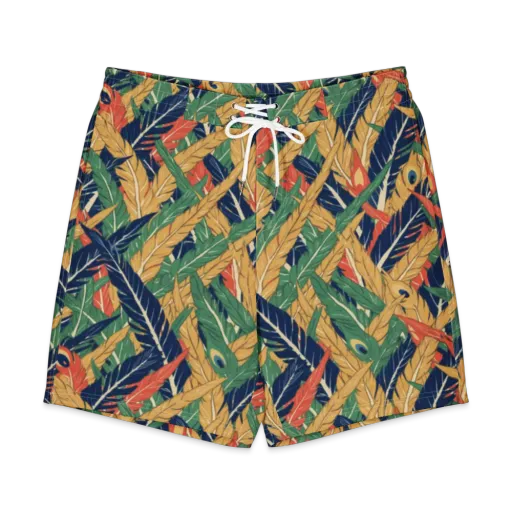 Plume Parade on a Men's Board Shorts