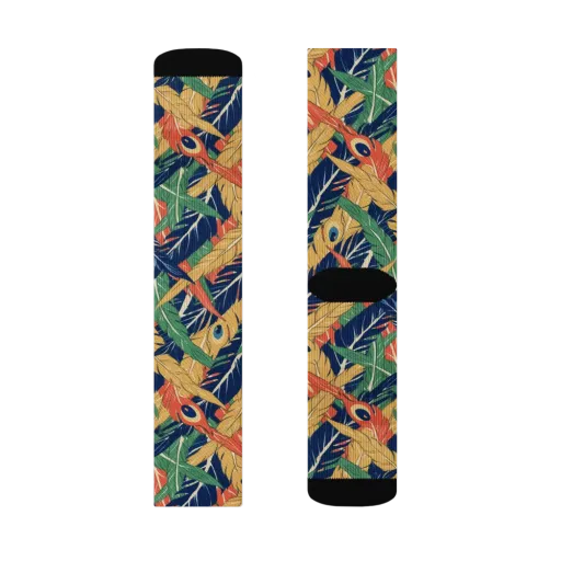 Plume Parade on a Socks
