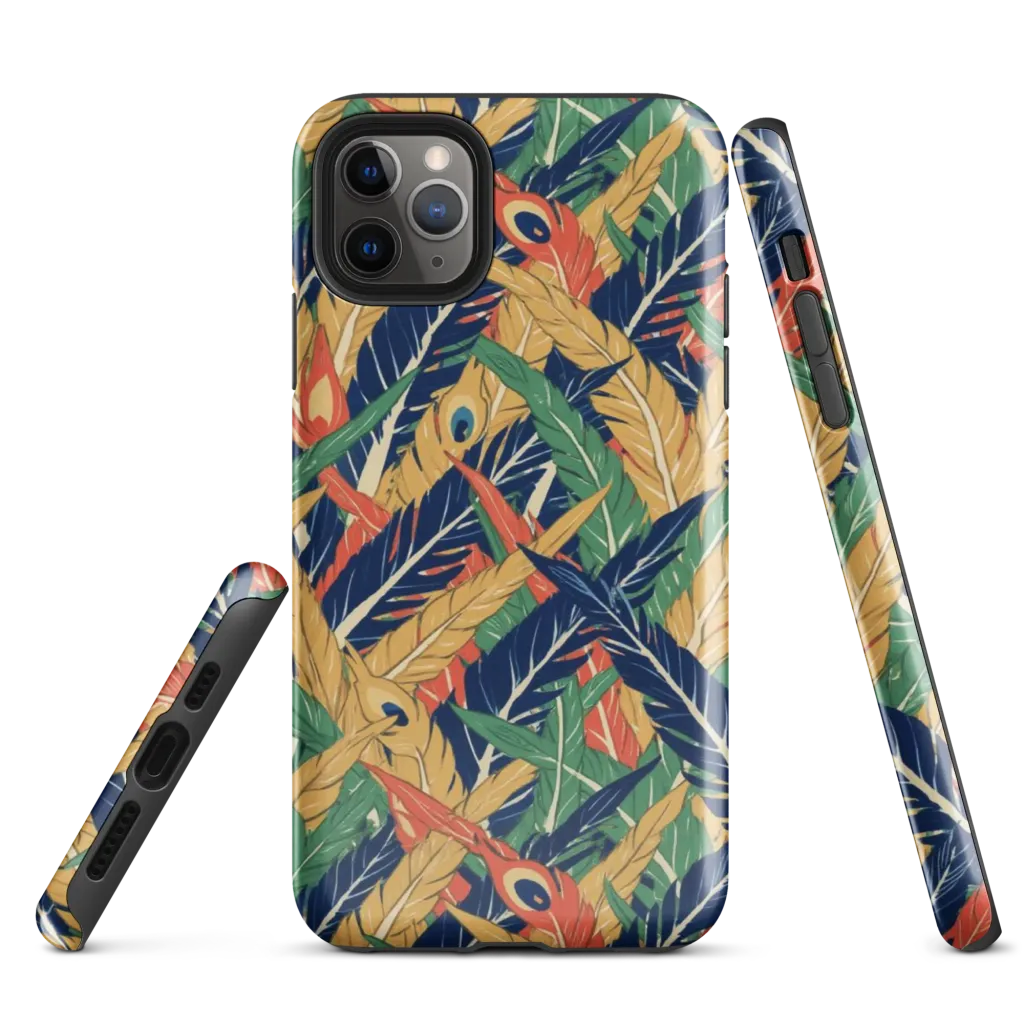 Plume Parade on Tough Case for iPhone® — Front