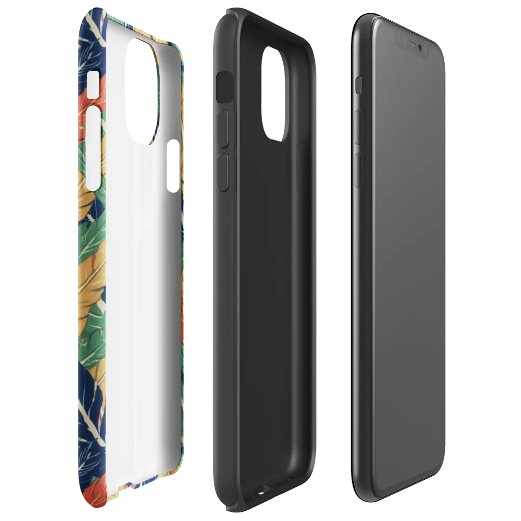 Plume Parade on Tough Case for iPhone® — Right