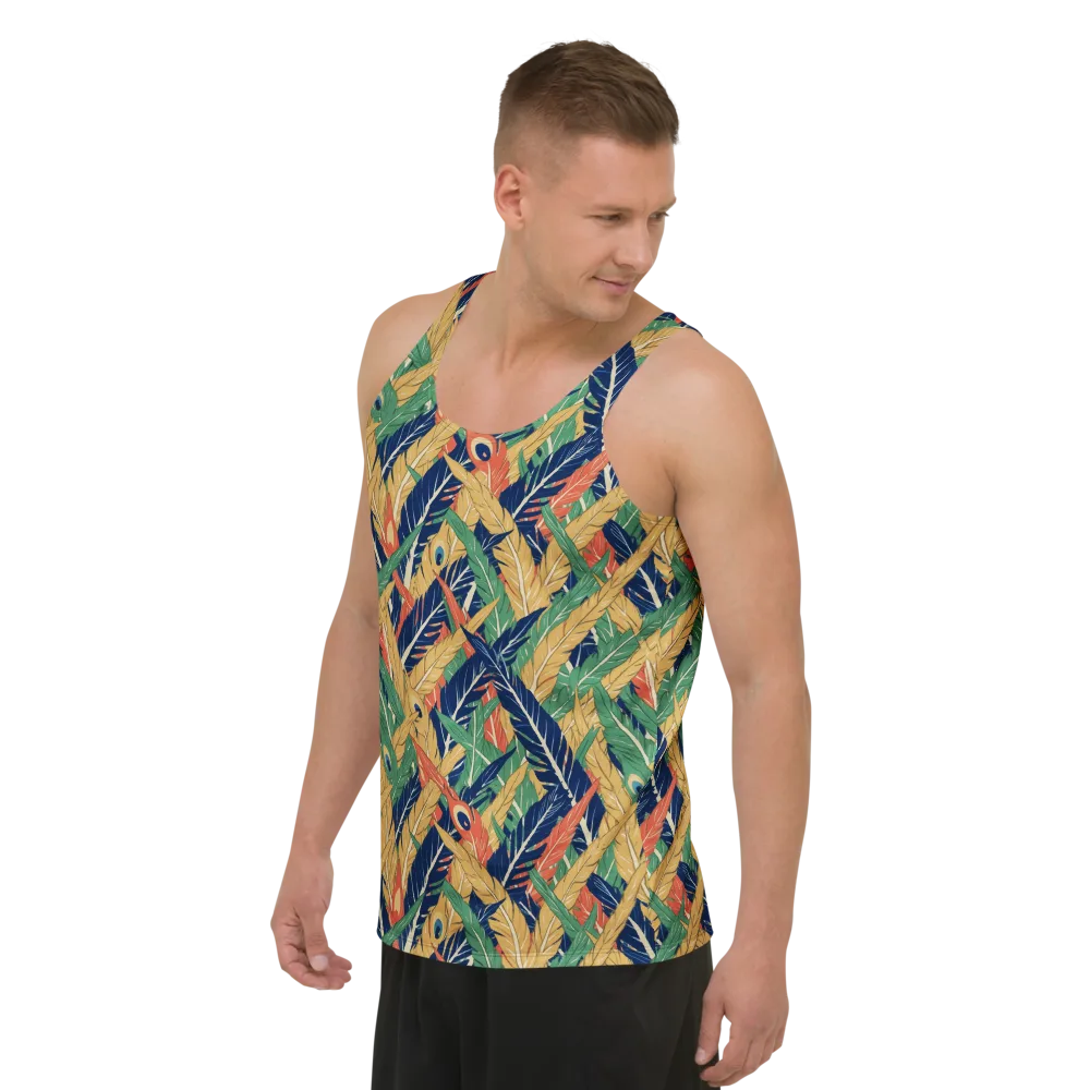 Plume Parade on Men's Tank Top — Left Front