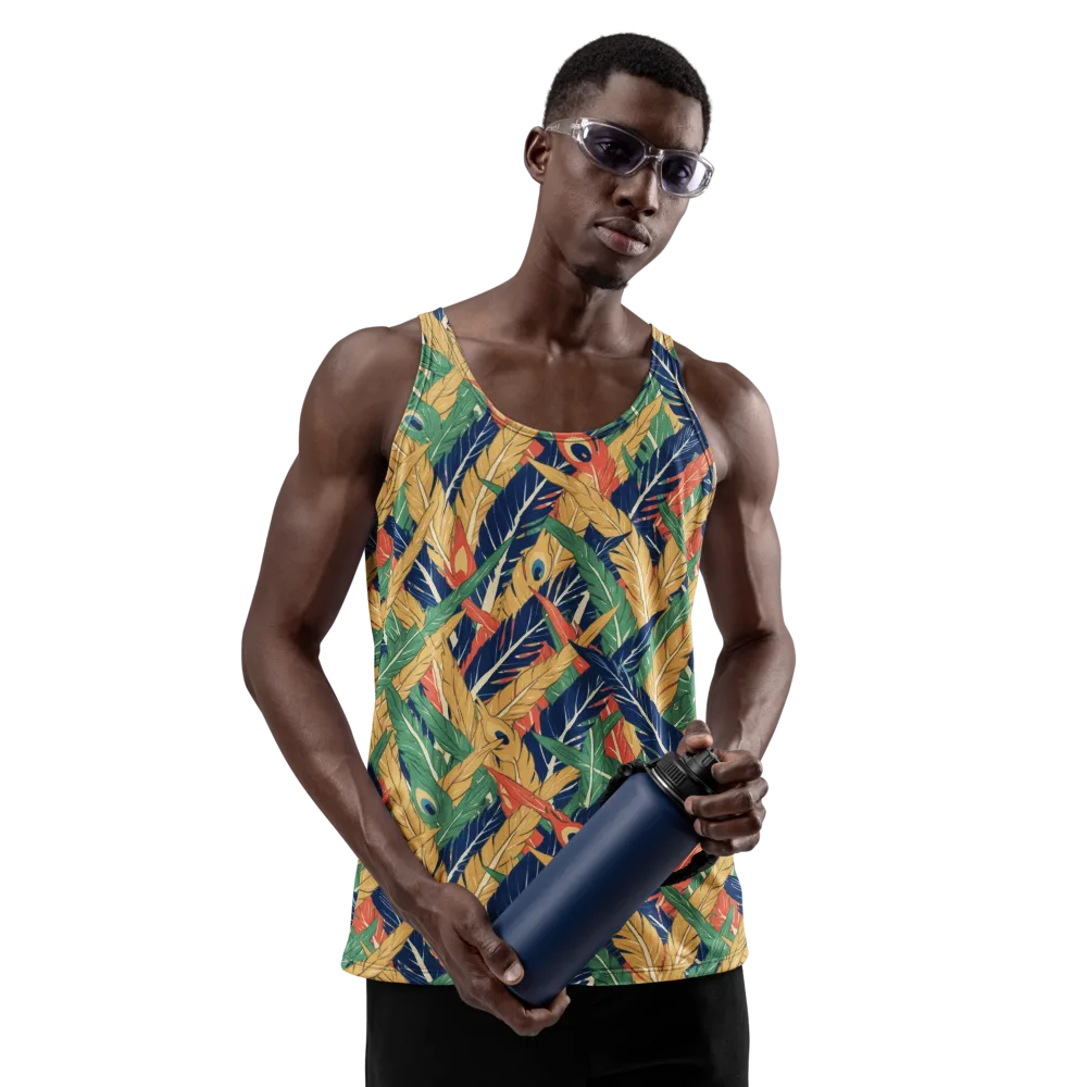 Plume Parade on Men's Tank Top — Front