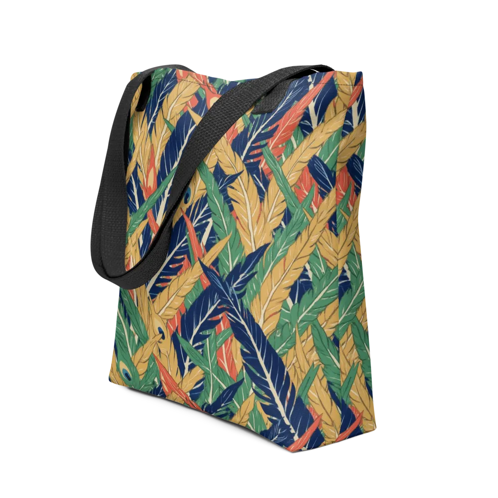 Plume Parade on Tote Bag — Front