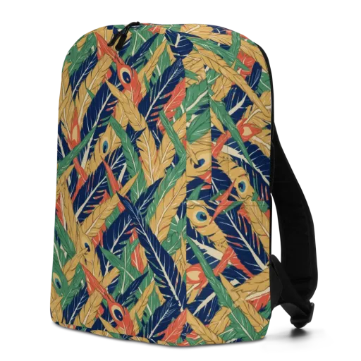 Plume Parade on a Minimalist Backpack