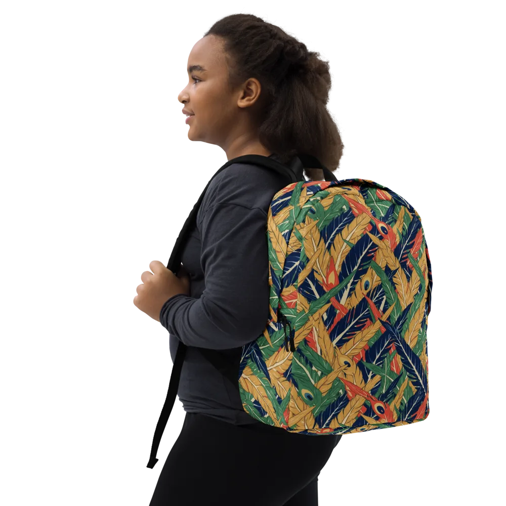 Plume Parade on Minimalist Backpack — Right Front