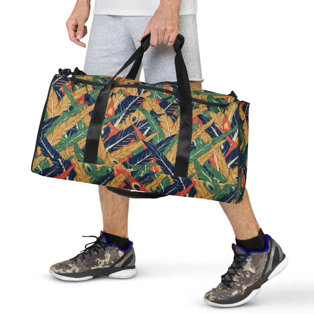 Plume Parade on Duffle Bag — Front