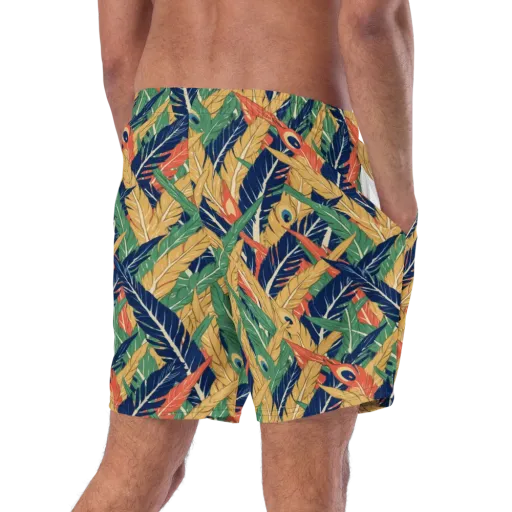 Plume Parade on a Swim Trunks