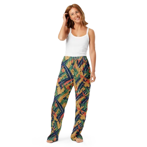Plume Parade on a Women's Pajama Pants