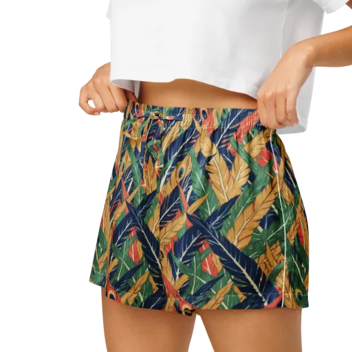 Plume Parade on a Women's Pajama Shorts