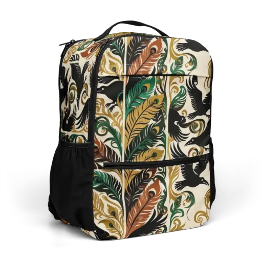 Raven Rococo on a Utility Backpack