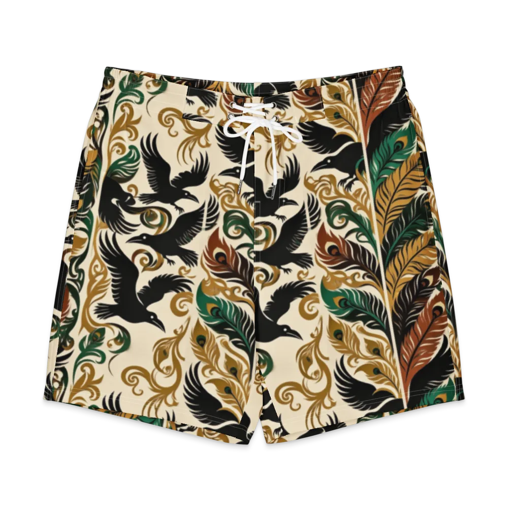 Raven Rococo on Men's Board Shorts — Front