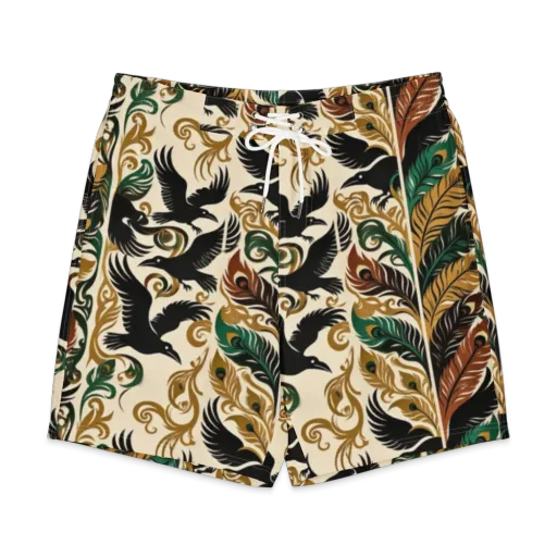 Raven Rococo on a Men's Board Shorts