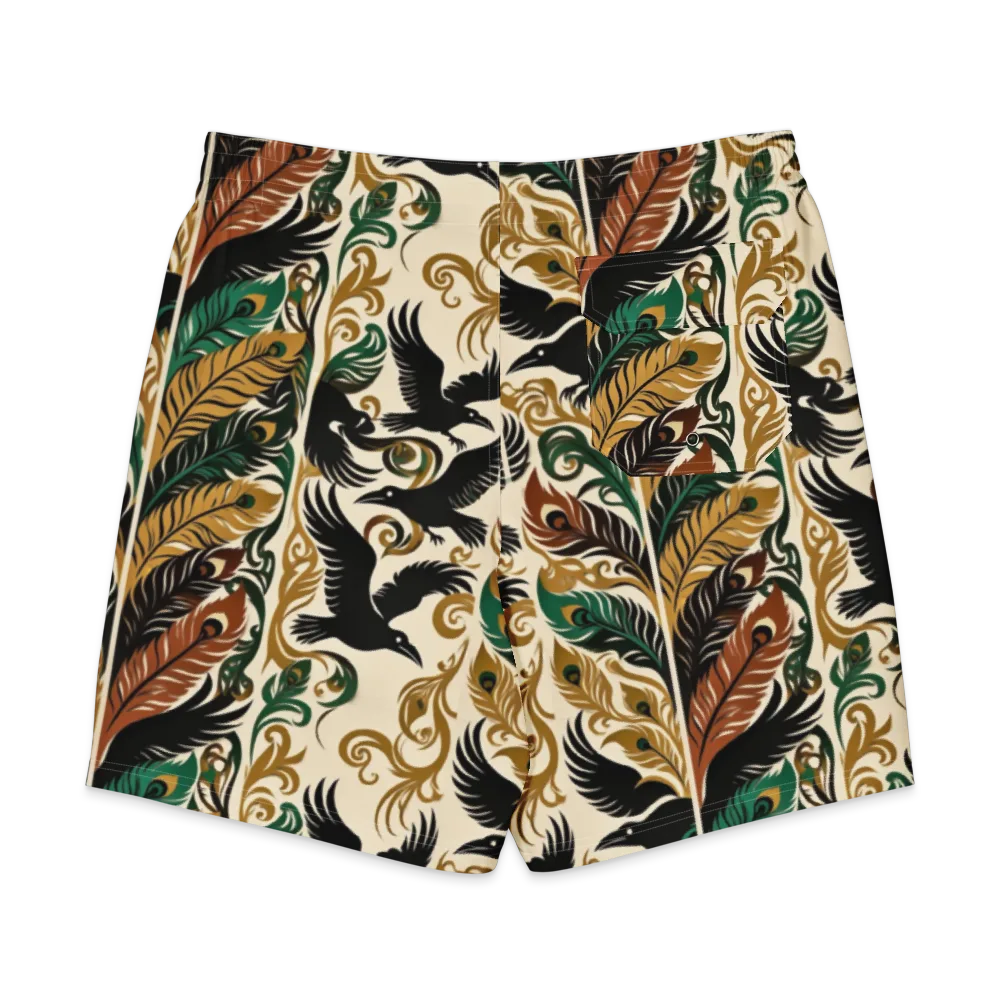 Raven Rococo on Men's Board Shorts — Back