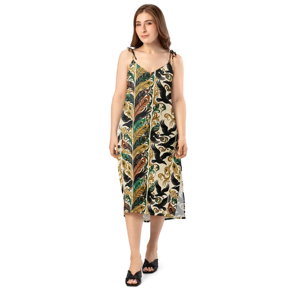 Raven Rococo on Slip Dress — Front
