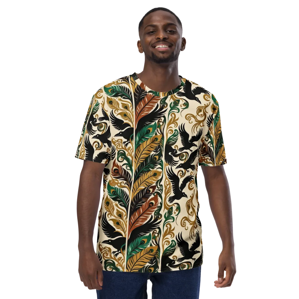 Raven Rococo on Men's Crew Neck T-Shirt — Front
