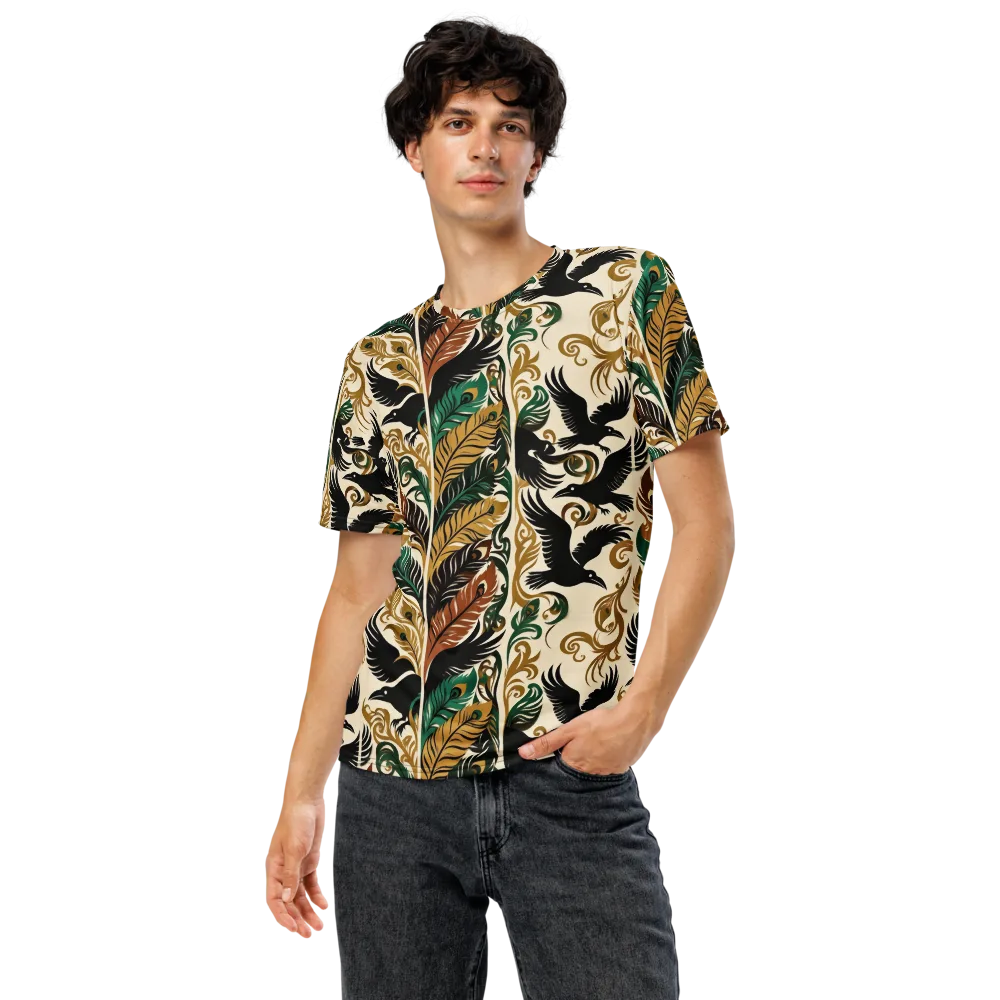 Raven Rococo on Men's Crew Neck T-Shirt — Front