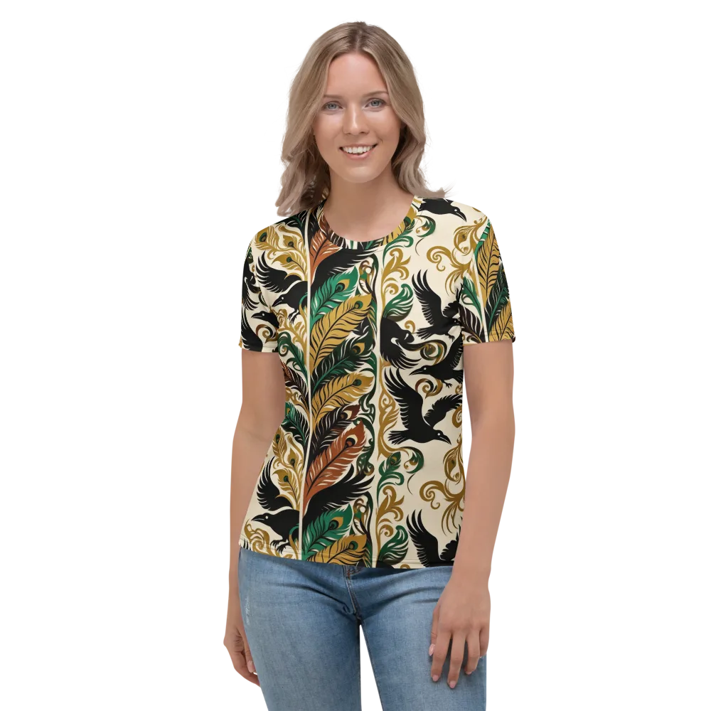 Raven Rococo on Women's Crew Neck T-Shirt — Front