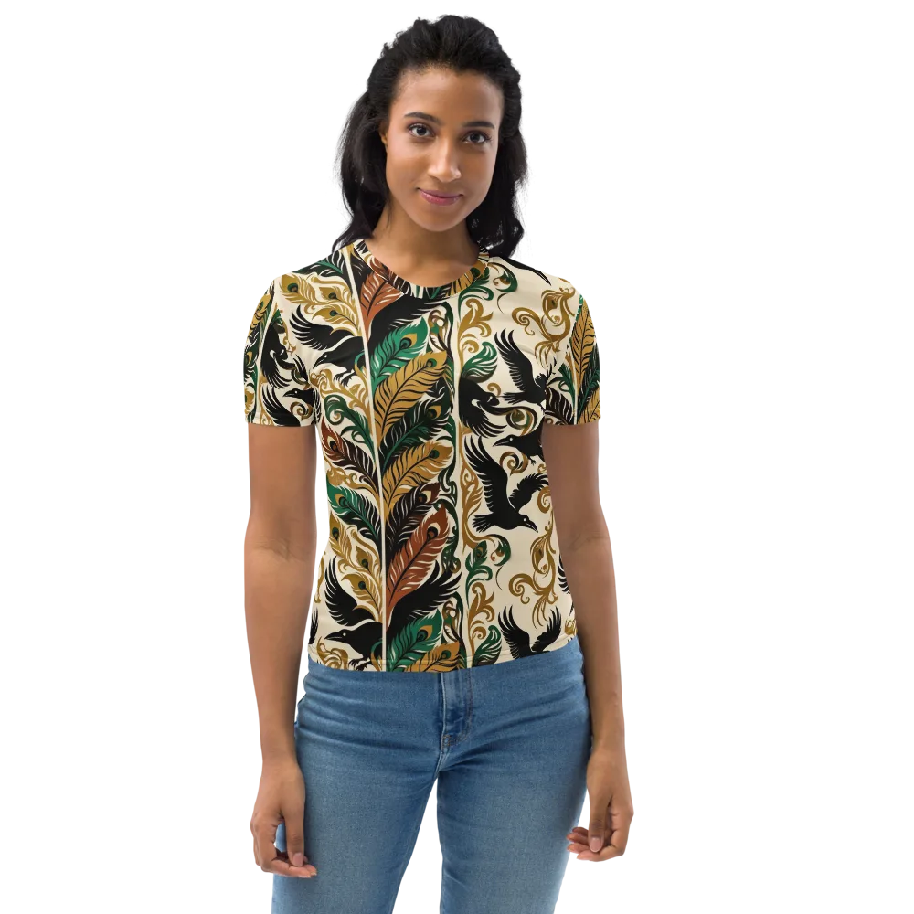 Raven Rococo on Women's Crew Neck T-Shirt — Front