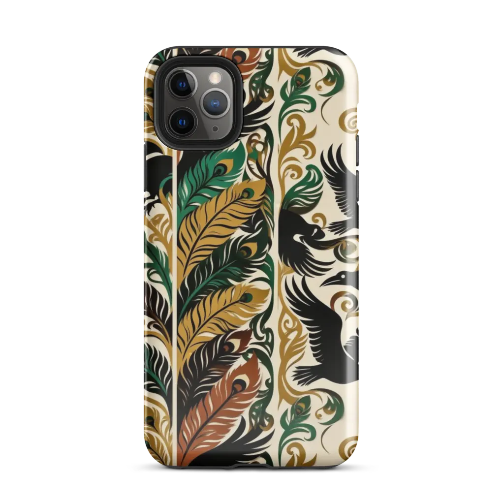 Raven Rococo on Tough Case for iPhone® — Front