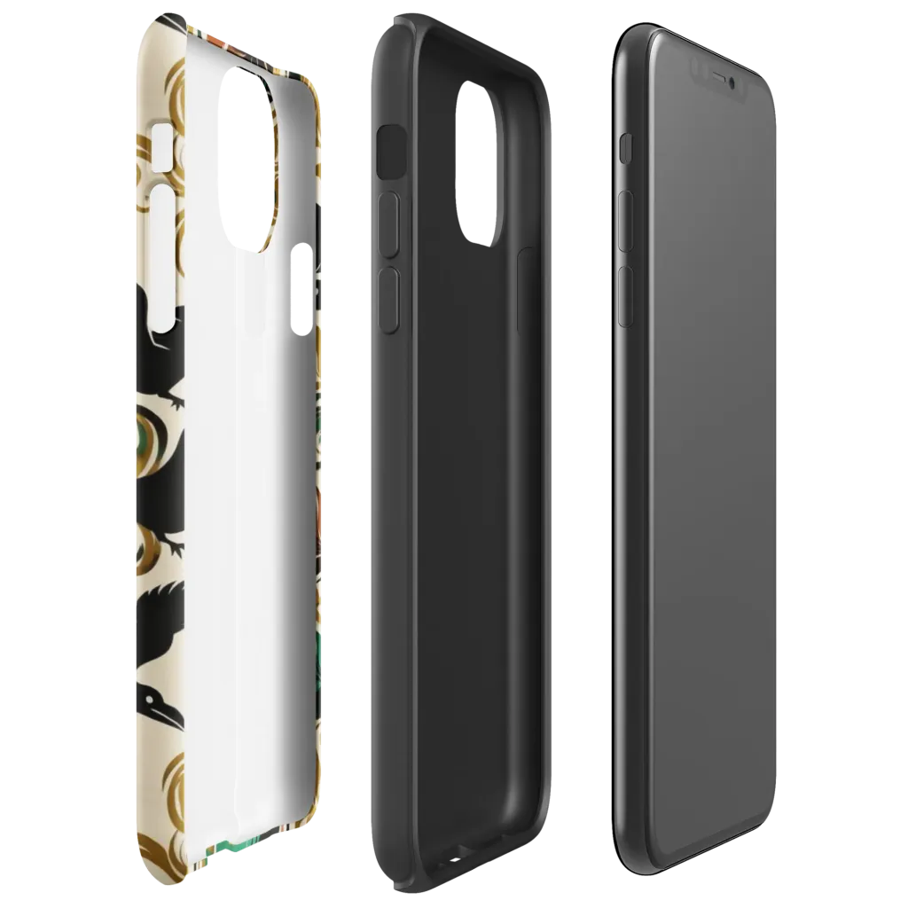 Raven Rococo on Tough Case for iPhone® — Right