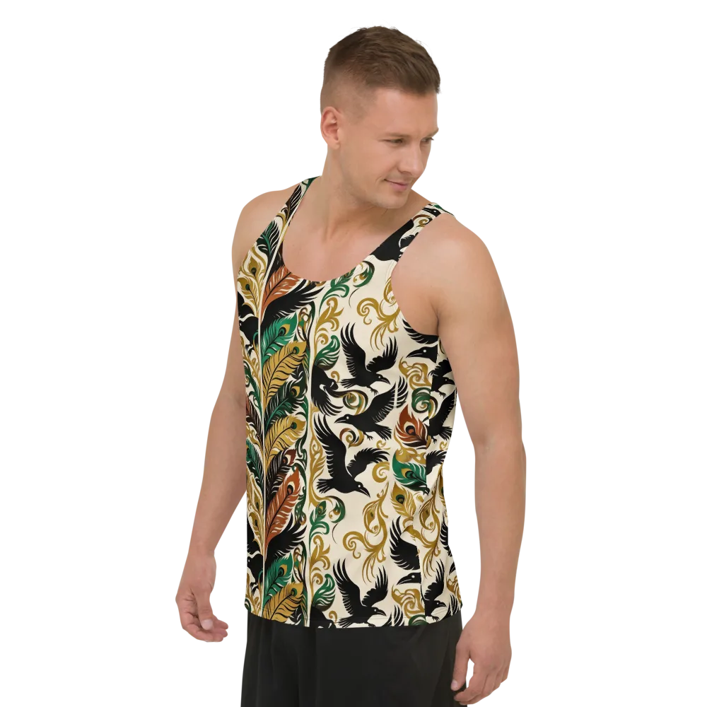 Raven Rococo on Men's Tank Top — Left Front