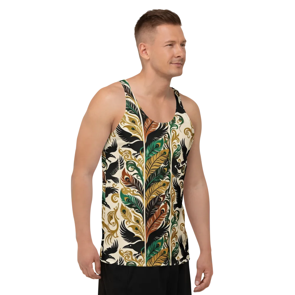 Raven Rococo on Men's Tank Top — Right Front