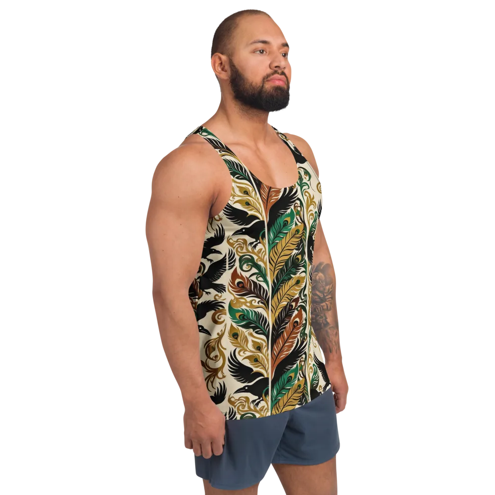Raven Rococo on Men's Tank Top — Right Front
