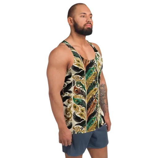 Raven Rococo on a Men's Tank Top
