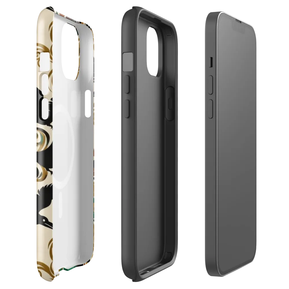 Raven Rococo on MagSafe Tough Case for iPhone® — Front