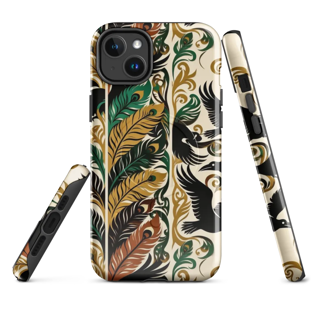 Raven Rococo on MagSafe Tough Case for iPhone® — Front