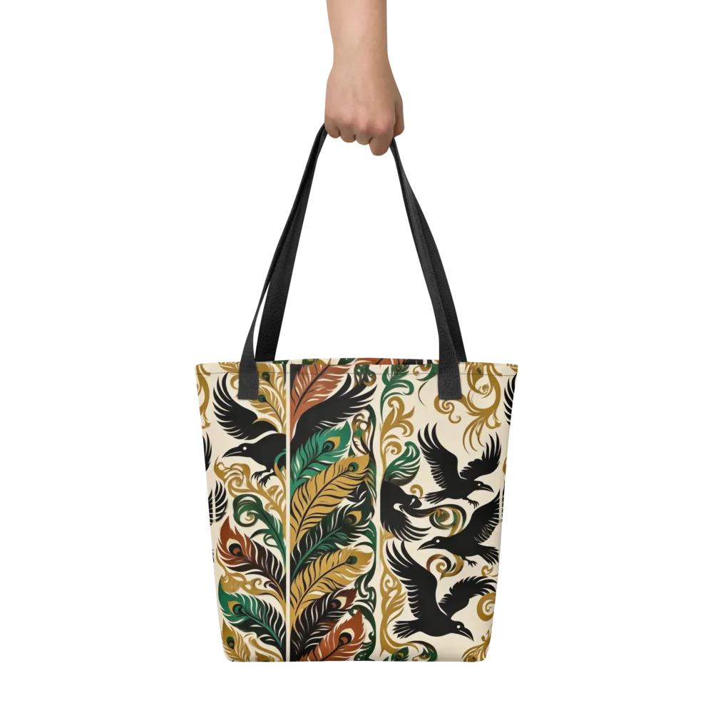 Raven Rococo on Tote Bag — Front