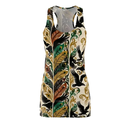 Raven Rococo on a Racerback Dress