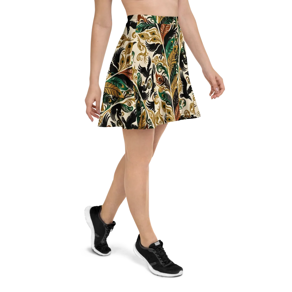 Raven Rococo on Skater Skirt — Right