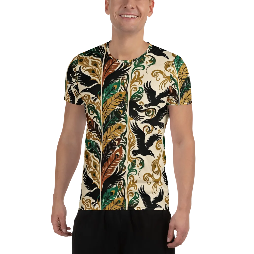 Raven Rococo on Men's Athletic T-Shirt — Front