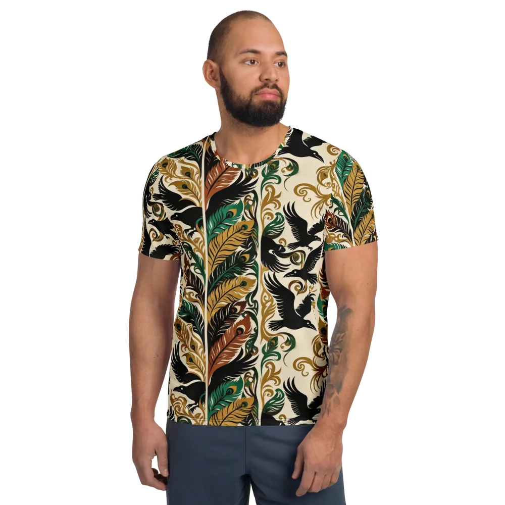 Raven Rococo on Men's Athletic T-Shirt — Front