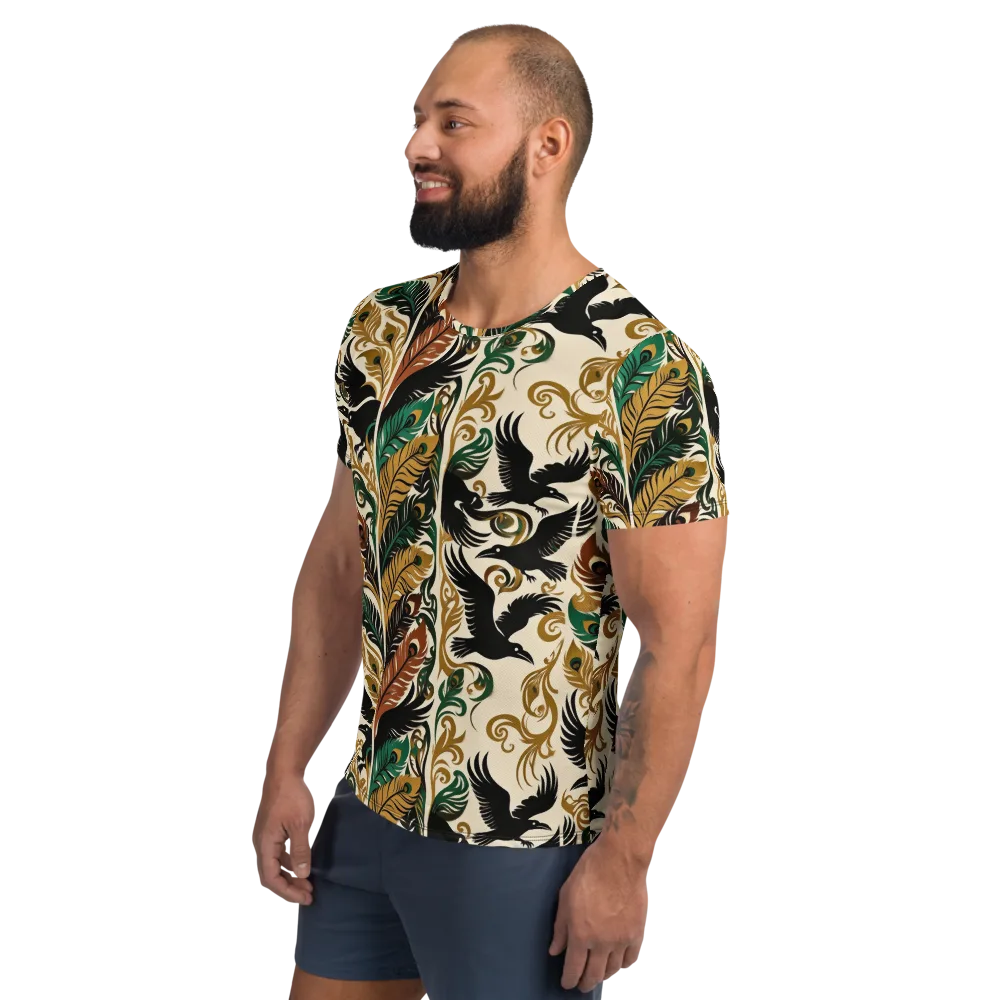 Raven Rococo on Men's Athletic T-Shirt — Left