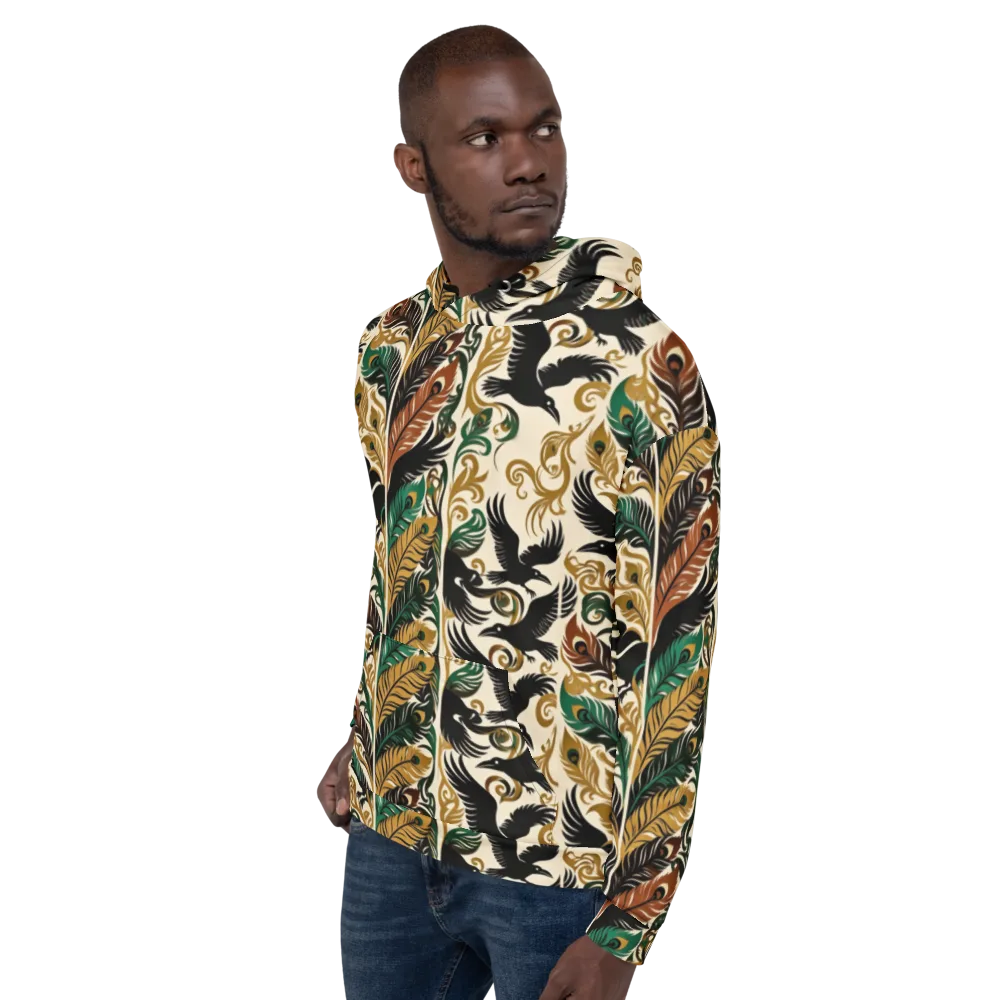 Raven Rococo on Hoodie — Left