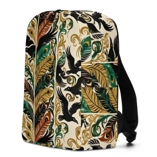 Raven Rococo on a Minimalist Backpack