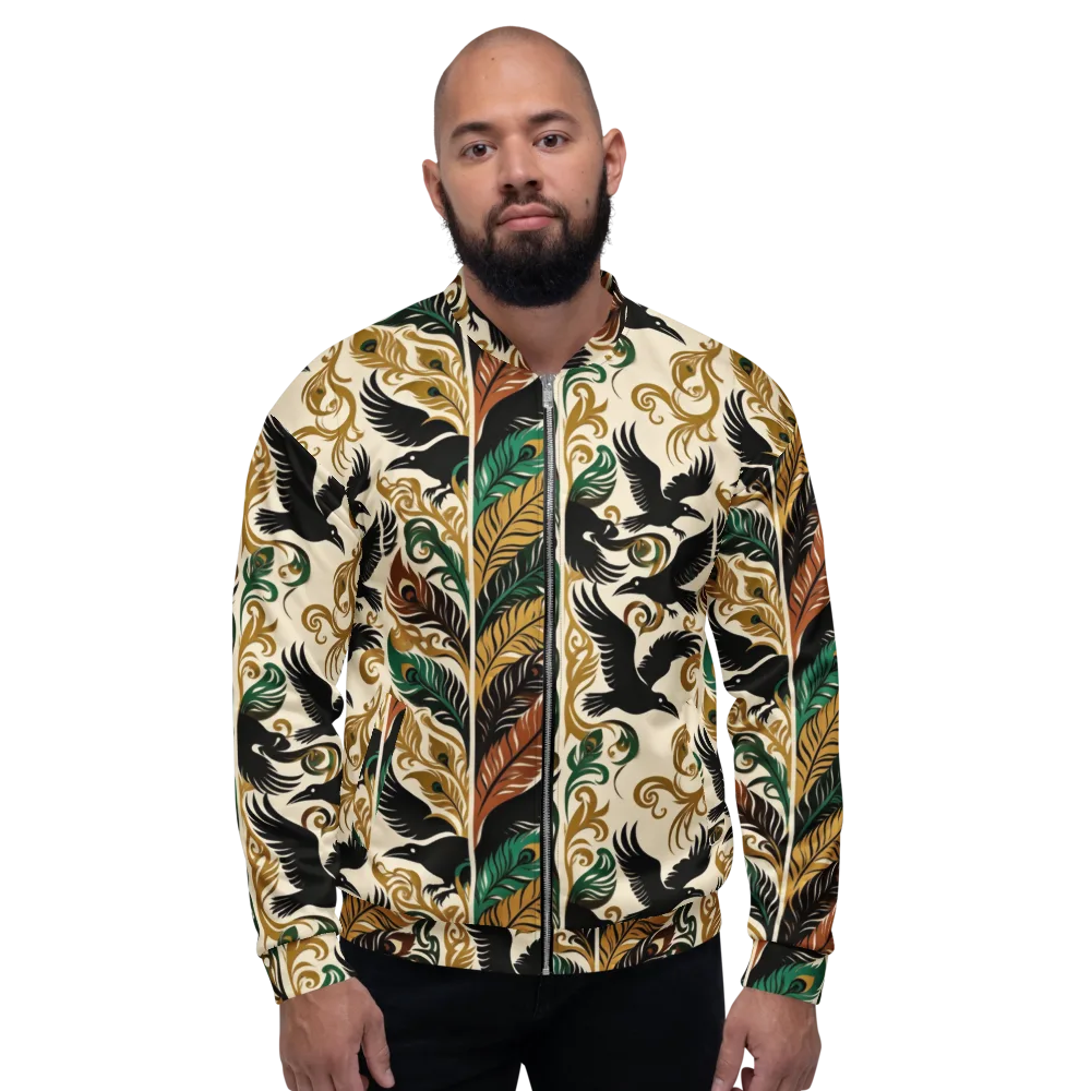 Raven Rococo on Bomber Jacket — Front