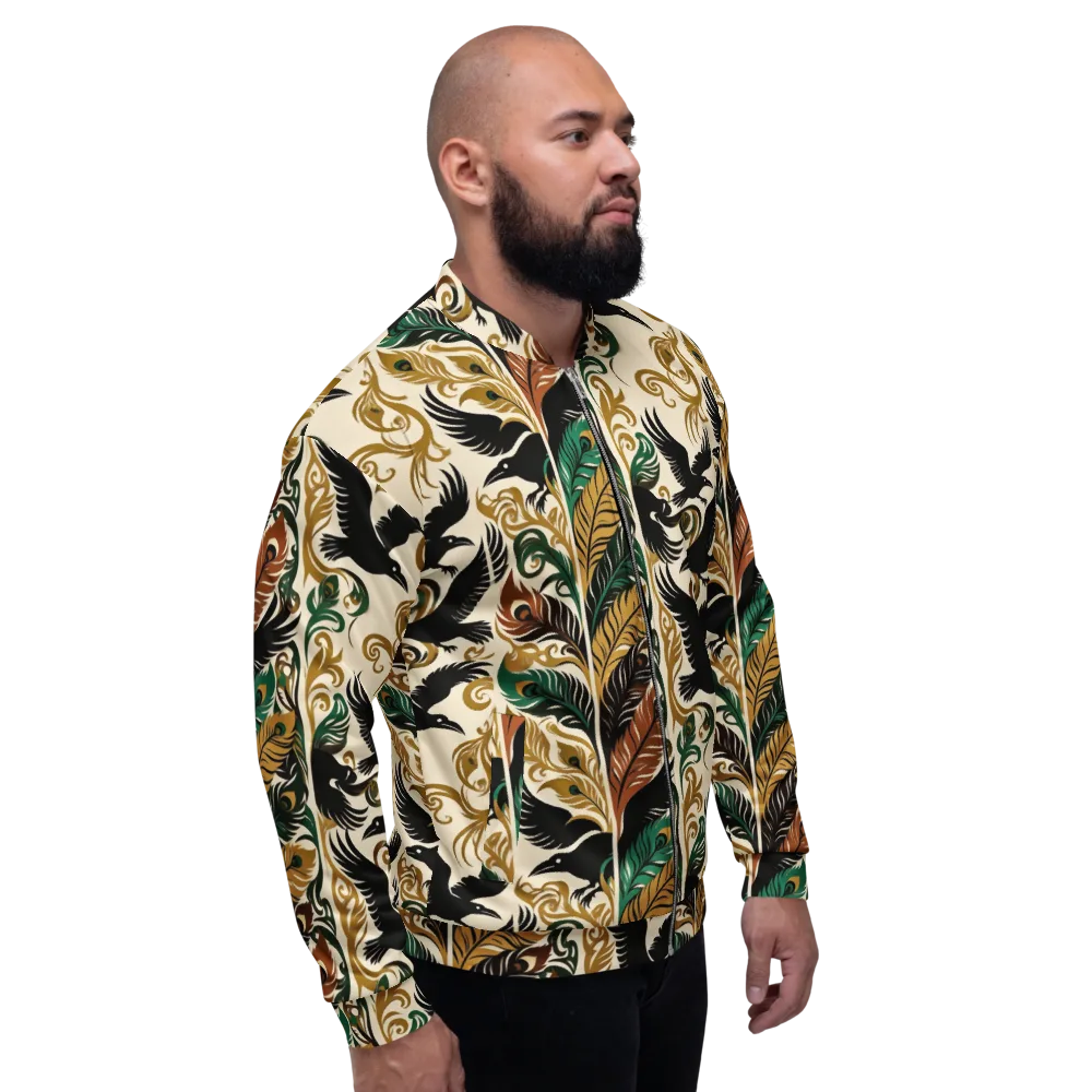Raven Rococo on Bomber Jacket — Right