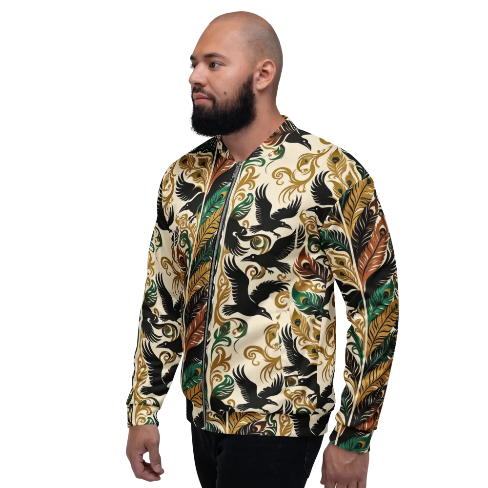 Raven Rococo on Bomber Jacket — Left