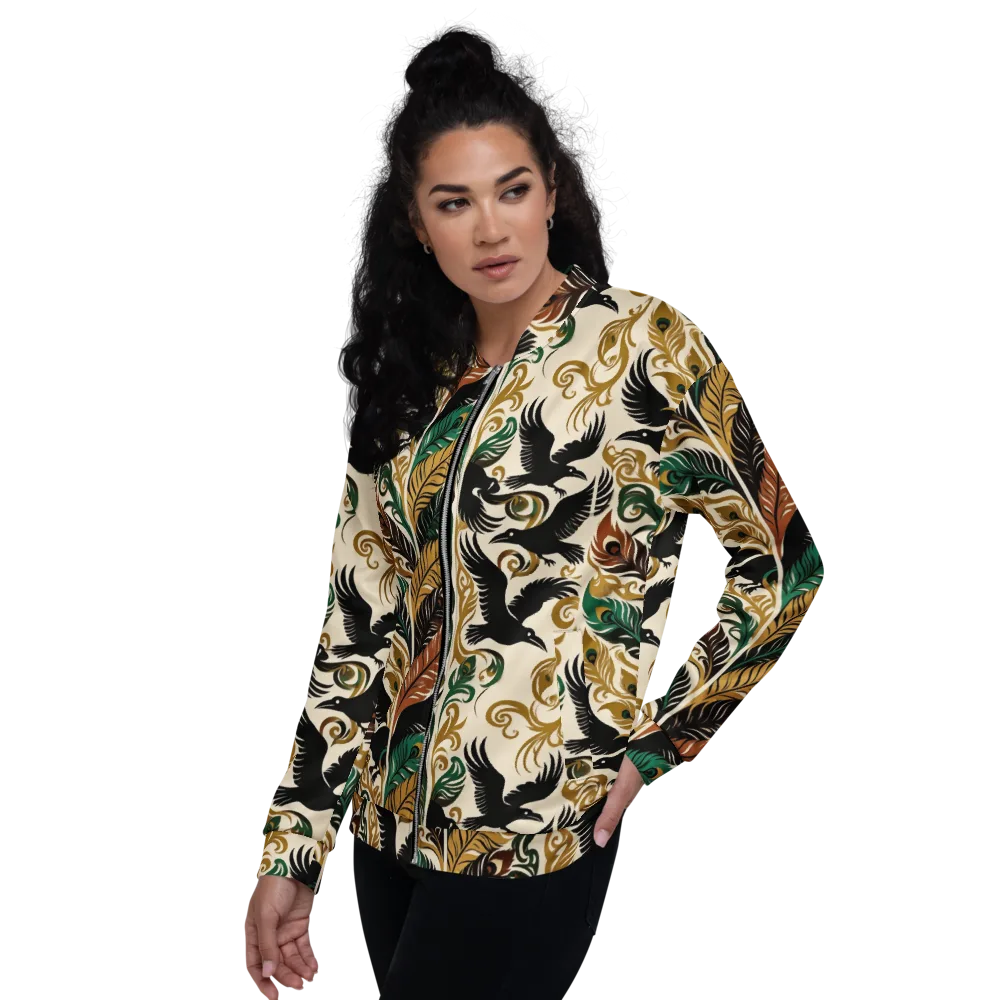 Raven Rococo on Bomber Jacket — Left